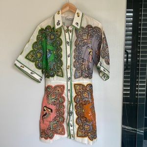 Alemais trippy troppo dress